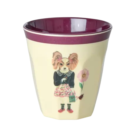 Rice Melamine Beker - Medium - Nathalie Lété Pink - 6-Pack Rice Melamine Beker - Medium - Nathalie Lété Pink - 6-Pack