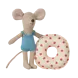 Maileg Beach Mouse with Float Red Dot Maileg Beach Mouse with Float Red Dot