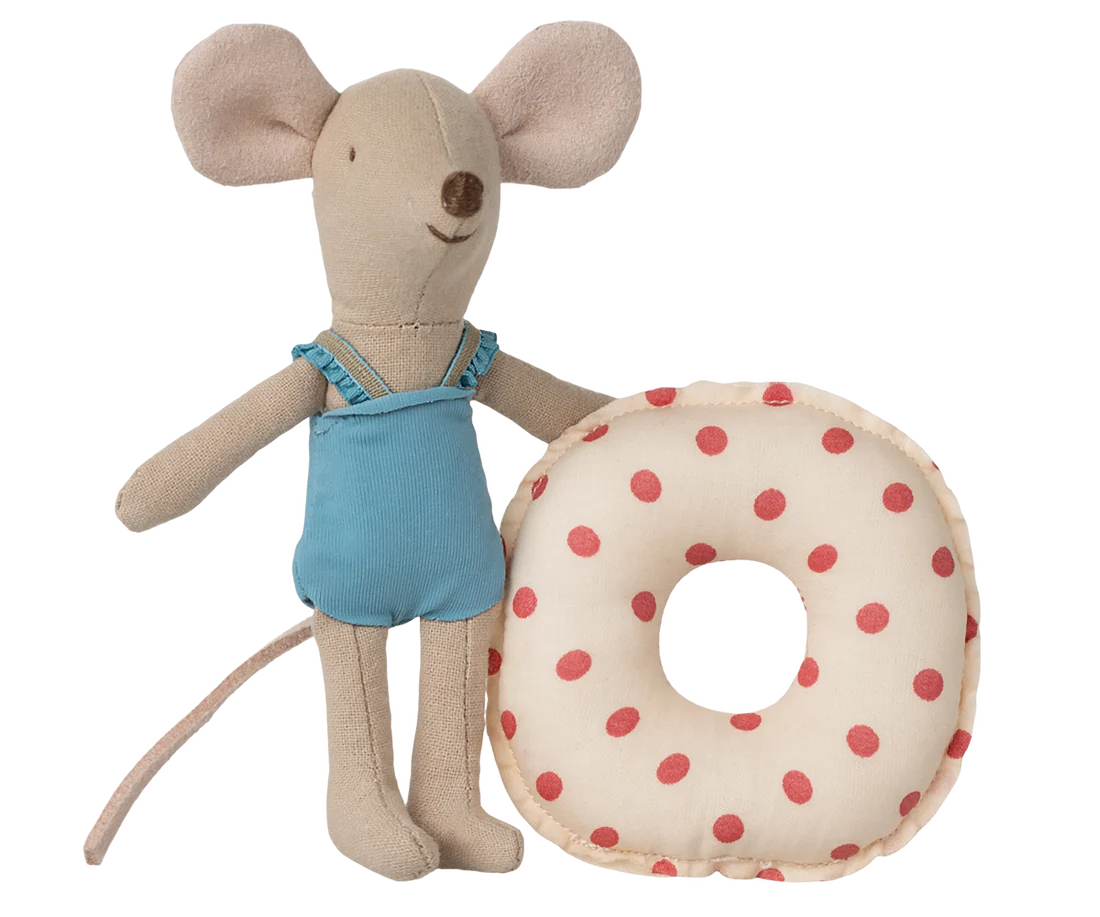 Beach Mouse with Float Red Dot afbeelding