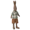 Maileg Rabbit Shirt and Shorts Brown Size 2