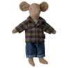 Maileg Dad Mouse Light Brown