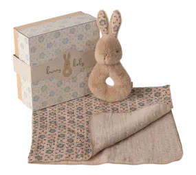 Maileg Geschenkset Rabbit Cream Peach Maileg Geschenkset Rabbit Cream Peach
