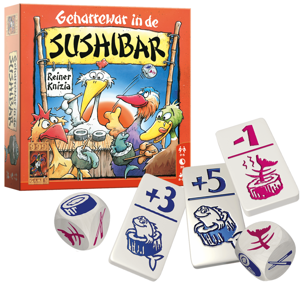 999 Games Geharrewar in de Sushibar