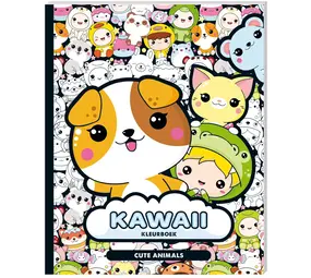 Kawaii Kleurboek Cute Animals Kawaii Kleurboek Cute Animals