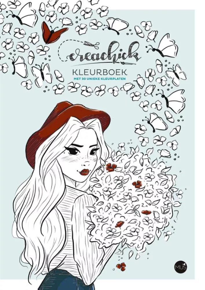 CreaChick Kleurboek 1 afbeelding