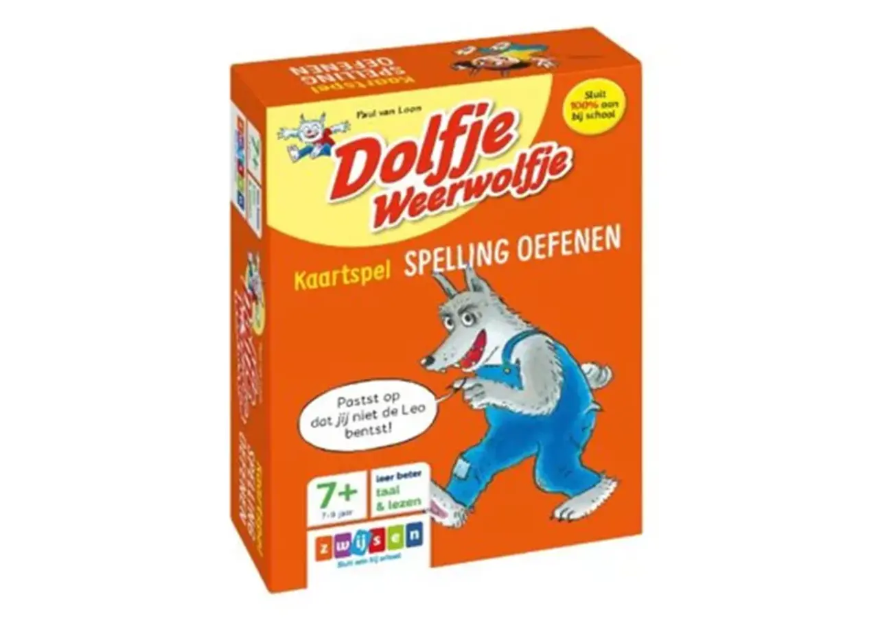 Dolfje Weerwolfje kaartspel: Spelling oefenen