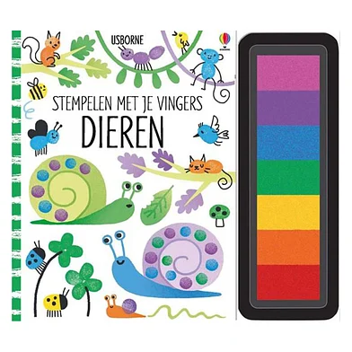 Stempelen met je vingers - Dieren afbeelding