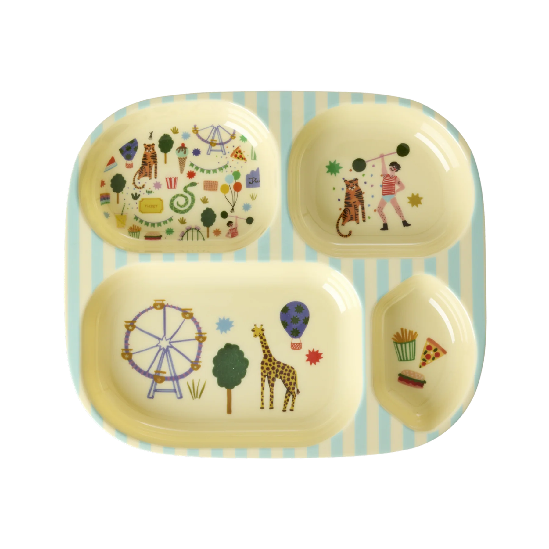 Melamine Bord Vakken Fun Fair Mint afbeelding