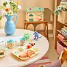 Rice Melamine Vakjesbord - Fun Fair Mint Rice Melamine Vakjesbord - Fun Fair Mint