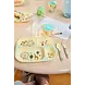 Rice Melamine Bord Vakken Fun Fair Mint Rice Melamine Bord Vakken Fun Fair Mint