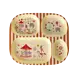 Rice Melamine Bord Vakken Fun Fair Pink Rice Melamine Bord Vakken Fun Fair Pink