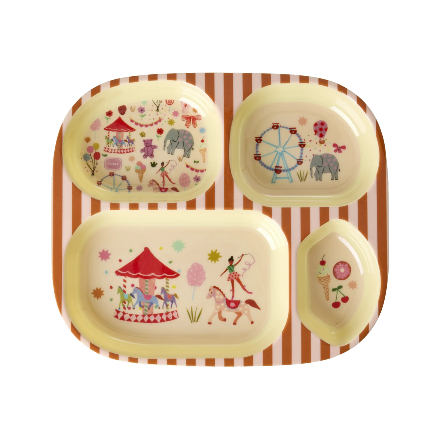 Melamine Bord Vakken Fun Fair Pink afbeelding