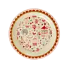 Rice Melamine Bord - Fun Fair Roze