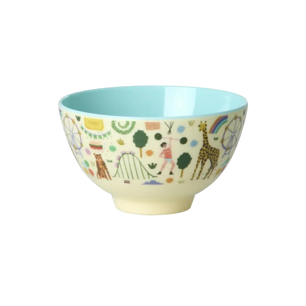 Rice Melamine Kom - Small - Fun Fair Mint