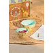 Rice Melamine Bowl Fun Fair Print Mint Small Rice Melamine Bowl Fun Fair Print Mint Small