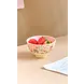 Rice Melamine Bowl Fun Fair Print Pink Small Rice Melamine Bowl Fun Fair Print Pink Small