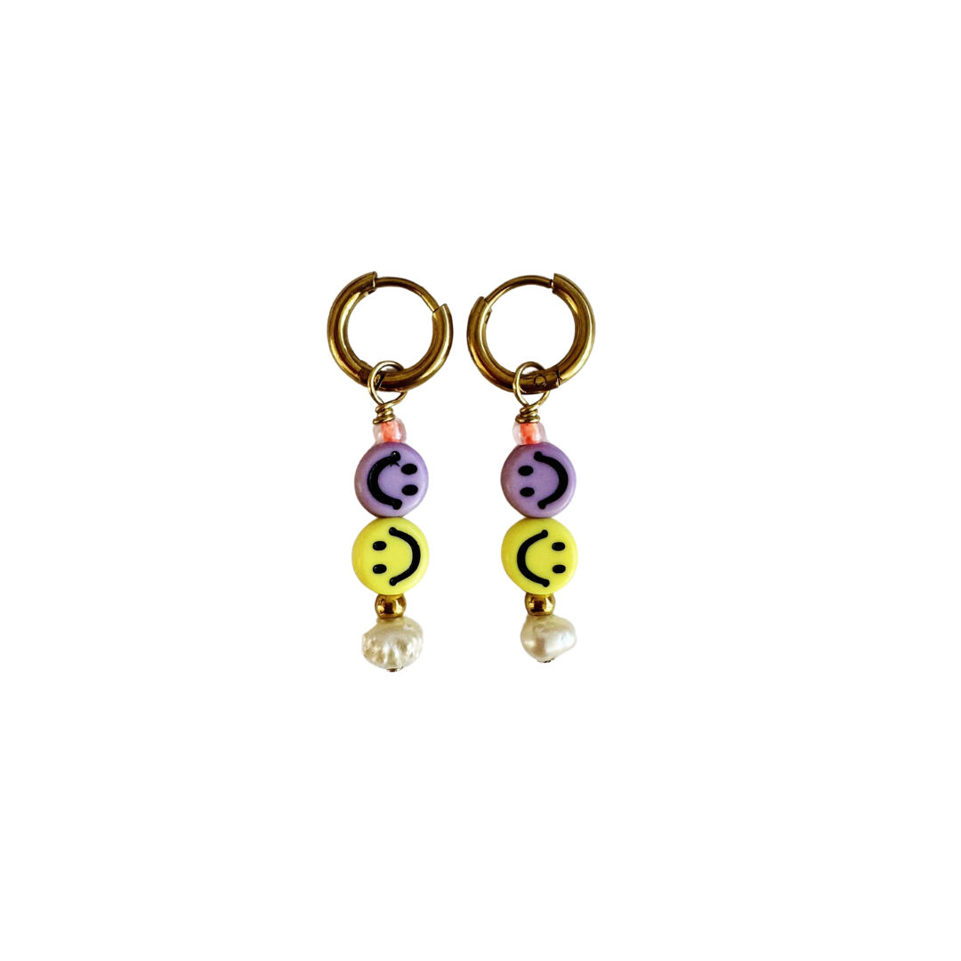 Oorbellen Twin Smiley afbeelding