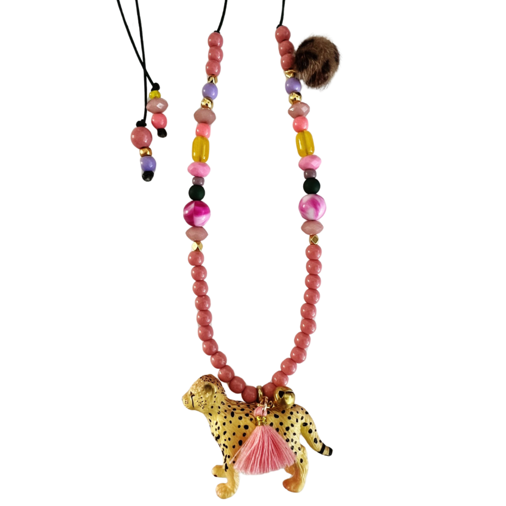 ByMelo Dierenketting Lou Luipaard ByMelo Dierenketting Lou Luipaard