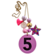 ByMelo Verjaardagsketting Paars Glitter ByMelo Verjaardagsketting Paars Glitter