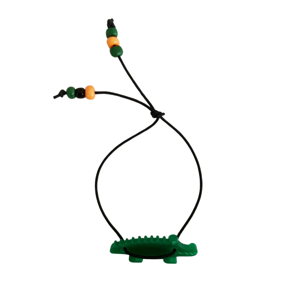 ByMelo Armbandje Krokodil Zwart ByMelo Armbandje Krokodil Zwart