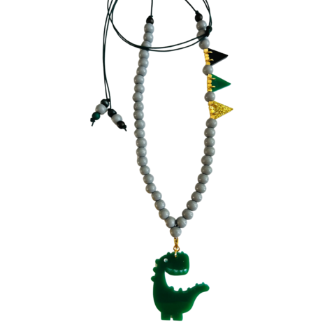 ByMelo Verjaardagsketting Geel Dino ByMelo Verjaardagsketting Geel Dino