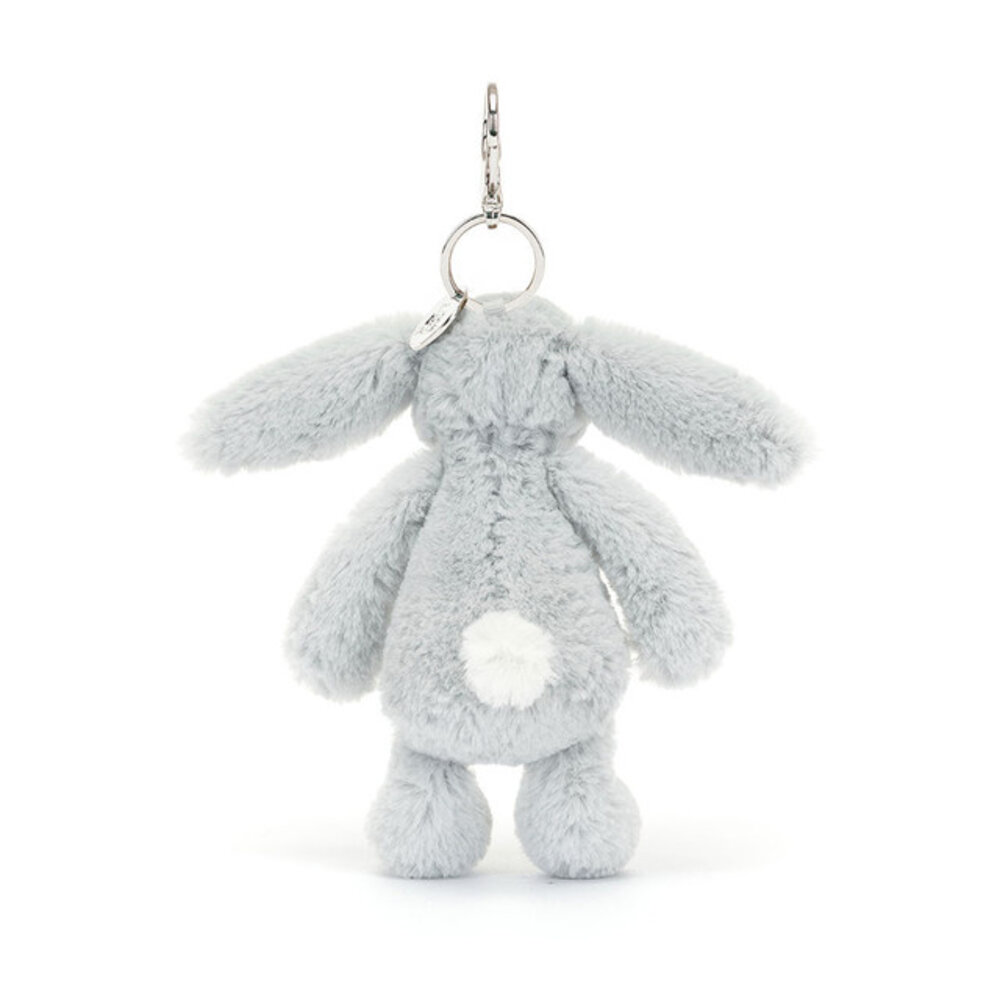 Jellycat Sleutelhanger Bashful Bunny Silver Bag Charm Jellycat Sleutelhanger Bashful Bunny Silver Bag Charm