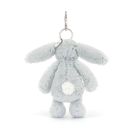 Jellycat Sleutelhanger Bashful Bunny Silver Bag Charm Jellycat Sleutelhanger Bashful Bunny Silver Bag Charm