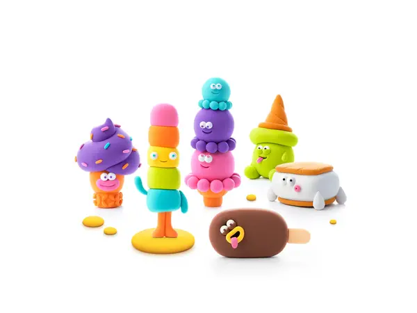 Hey Clay Interactieve Boetseerklei Nice Ice Cream (15 kleuren) Hey Clay Interactieve Boetseerklei Nice Ice Cream (15 kleuren)