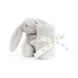 Jellycat Knuffeldoek Bashful Silver Bunny Soother Jellycat Knuffeldoek Bashful Silver Bunny Soother
