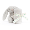 Jellycat Knuffeldoek Bashful Silver Bunny Soother Jellycat Knuffeldoek Bashful Silver Bunny Soother