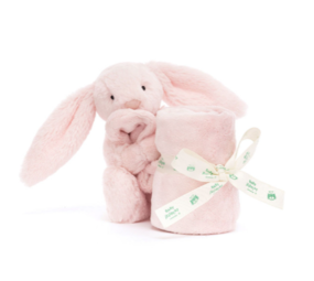 Jellycat Knuffeldoek Bashful Baby Pink Bunny Soother Jellycat Knuffeldoek Bashful Baby Pink Bunny Soother