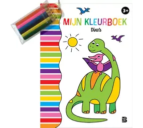 Dinosaurussen Kleurboek met Kleurpotloodjes