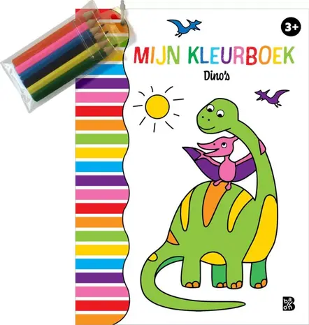 Dinosaurussen Kleurboek met Kleurpotloodjes