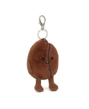 Jellycat Amuseables Coffee Bean Bag Charm Jellycat Amuseables Coffee Bean Bag Charm
