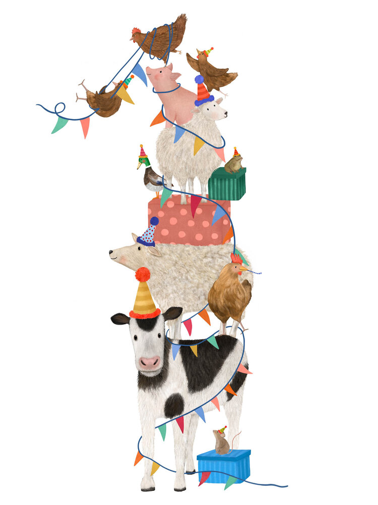 Getekend door Zusje Cijferkaart 1