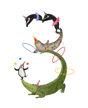 Getekend door Zusje Cijferkaart 3 Getekend door Zusje Cijferkaart 3