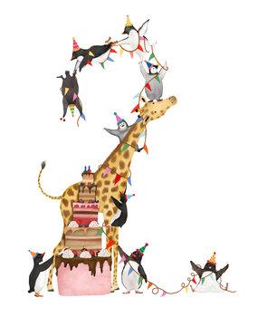 Getekend door Zusje Cijferkaart 2 Getekend door Zusje Cijferkaart 2