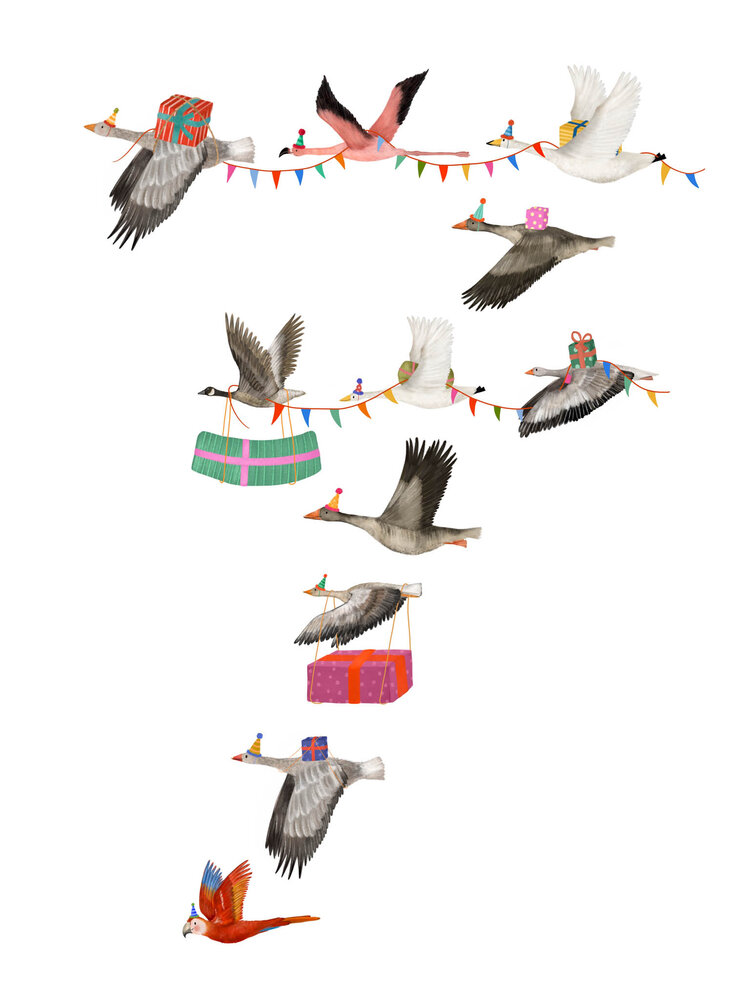 Getekend door Zusje Cijferkaart 7