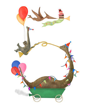 Getekend door Zusje Cijferkaart 5 Getekend door Zusje Cijferkaart 5