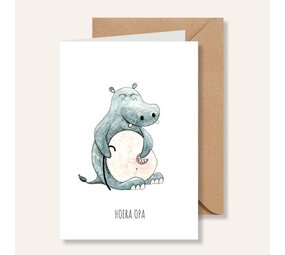 Juulz Illustrations Wenskaart Hoera Opa Juulz Illustrations Wenskaart Hoera Opa