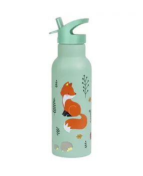 A Little Lovely Company XL RVS Drinkfles Bosvriendjes