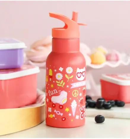 A Little Lovely Company RVS Drinkfles Fun A Little Lovely Company RVS Drinkfles Fun