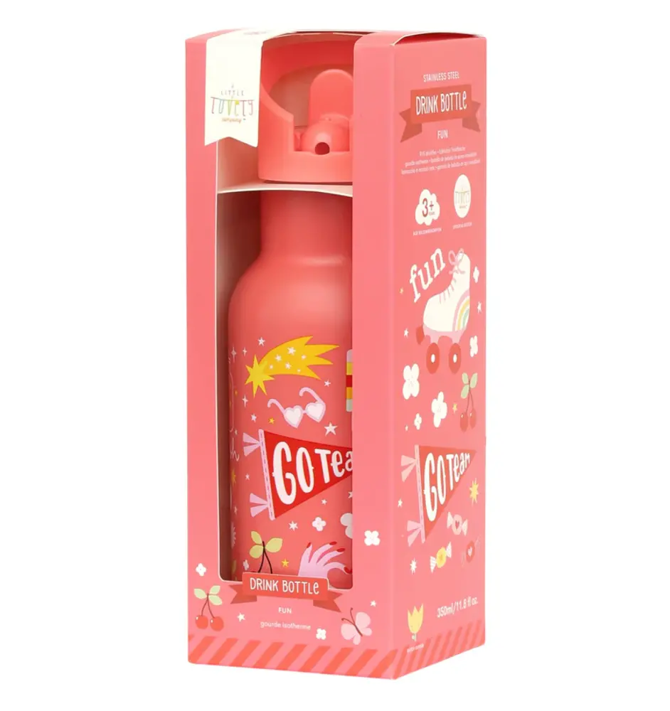 A Little Lovely Company RVS Drinkfles Fun A Little Lovely Company RVS Drinkfles Fun