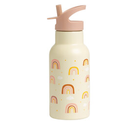A Little Lovely Company RVS Drinkfles Regenbogen A Little Lovely Company RVS Drinkfles Regenbogen