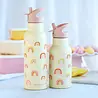 A Little Lovely Company XL RVS Drinkfles Regenbogen A Little Lovely Company XL RVS Drinkfles Regenbogen