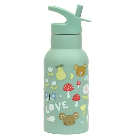 A Little Lovely Company RVS Drinkfles Joy A Little Lovely Company RVS Drinkfles Joy
