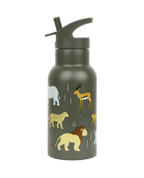 A Little Lovely Company RVS Drinkfles Savanne