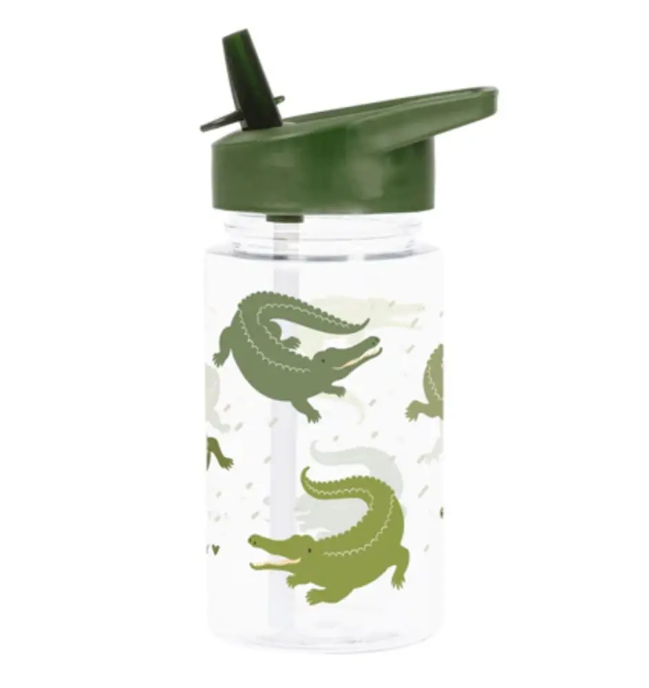 A Little Lovely Company Drinkfles Krokodillen A Little Lovely Company Drinkfles Krokodillen