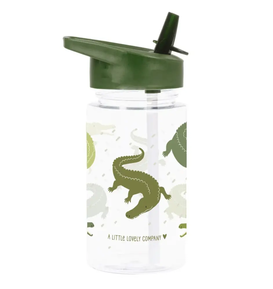 A Little Lovely Company Drinkfles Krokodillen A Little Lovely Company Drinkfles Krokodillen