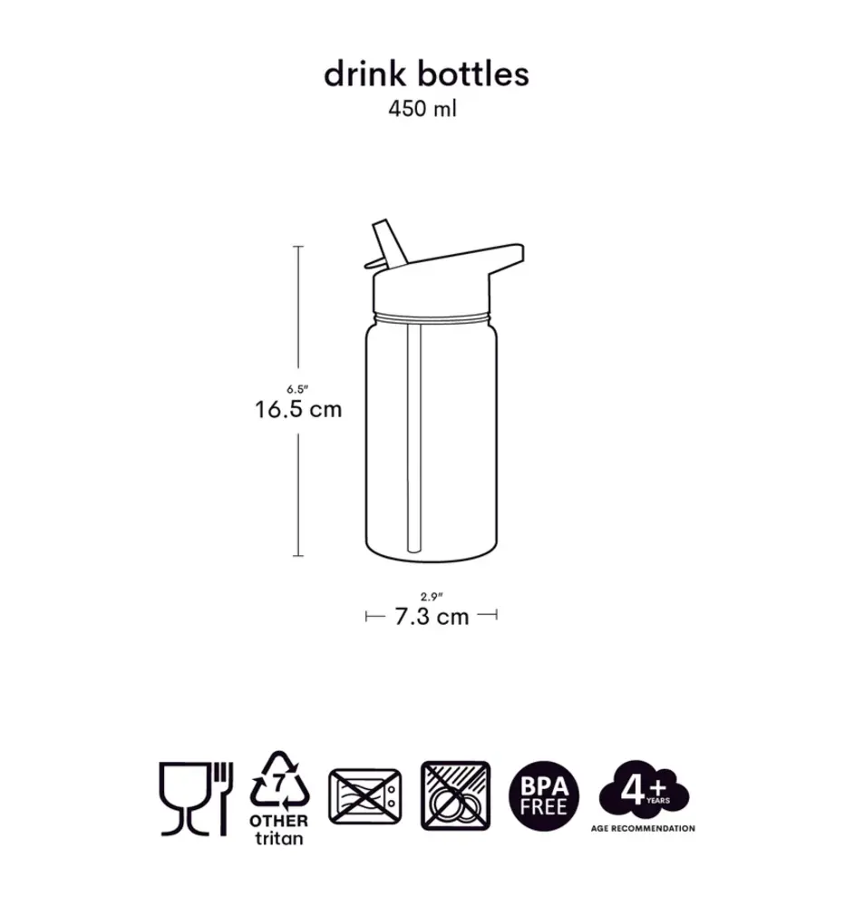 A Little Lovely Company Drinkfles Krokodillen A Little Lovely Company Drinkfles Krokodillen